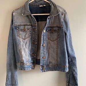 Ombré Jean Jacket